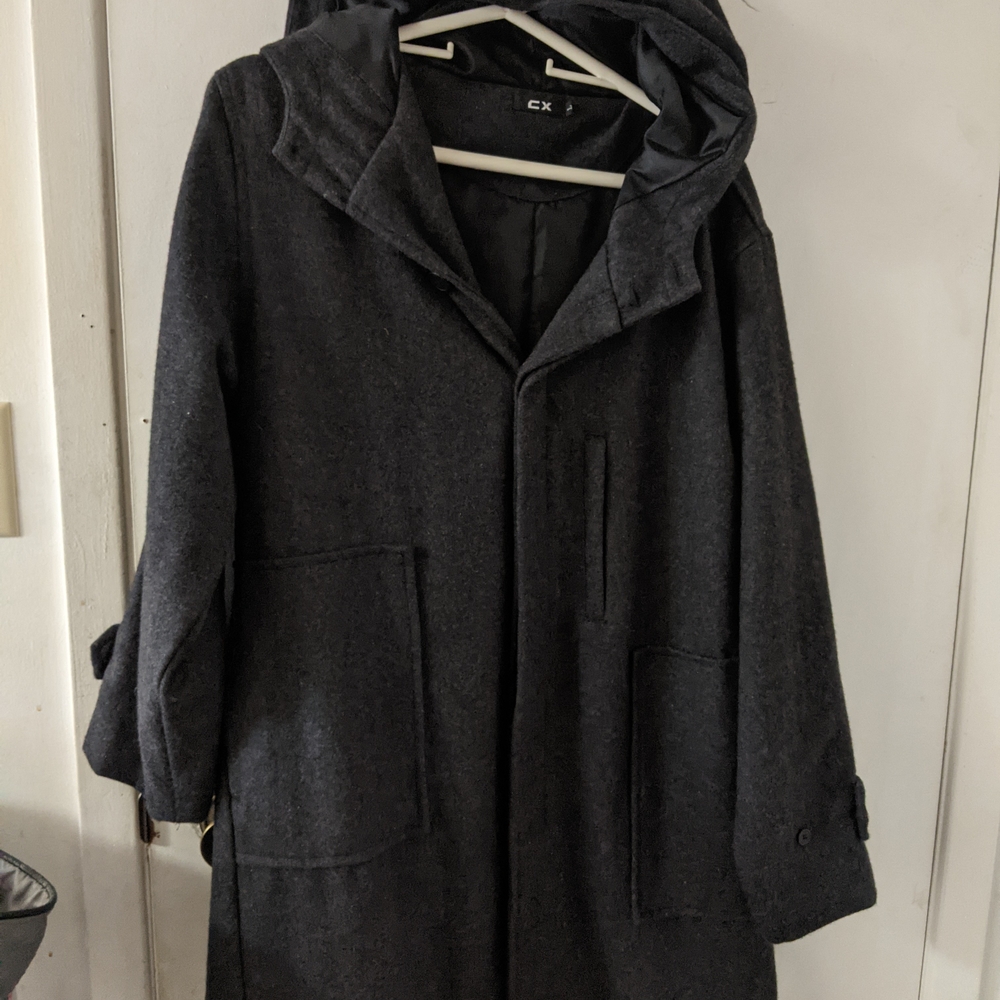 Calvin Klein Men's Gray Pea Coat